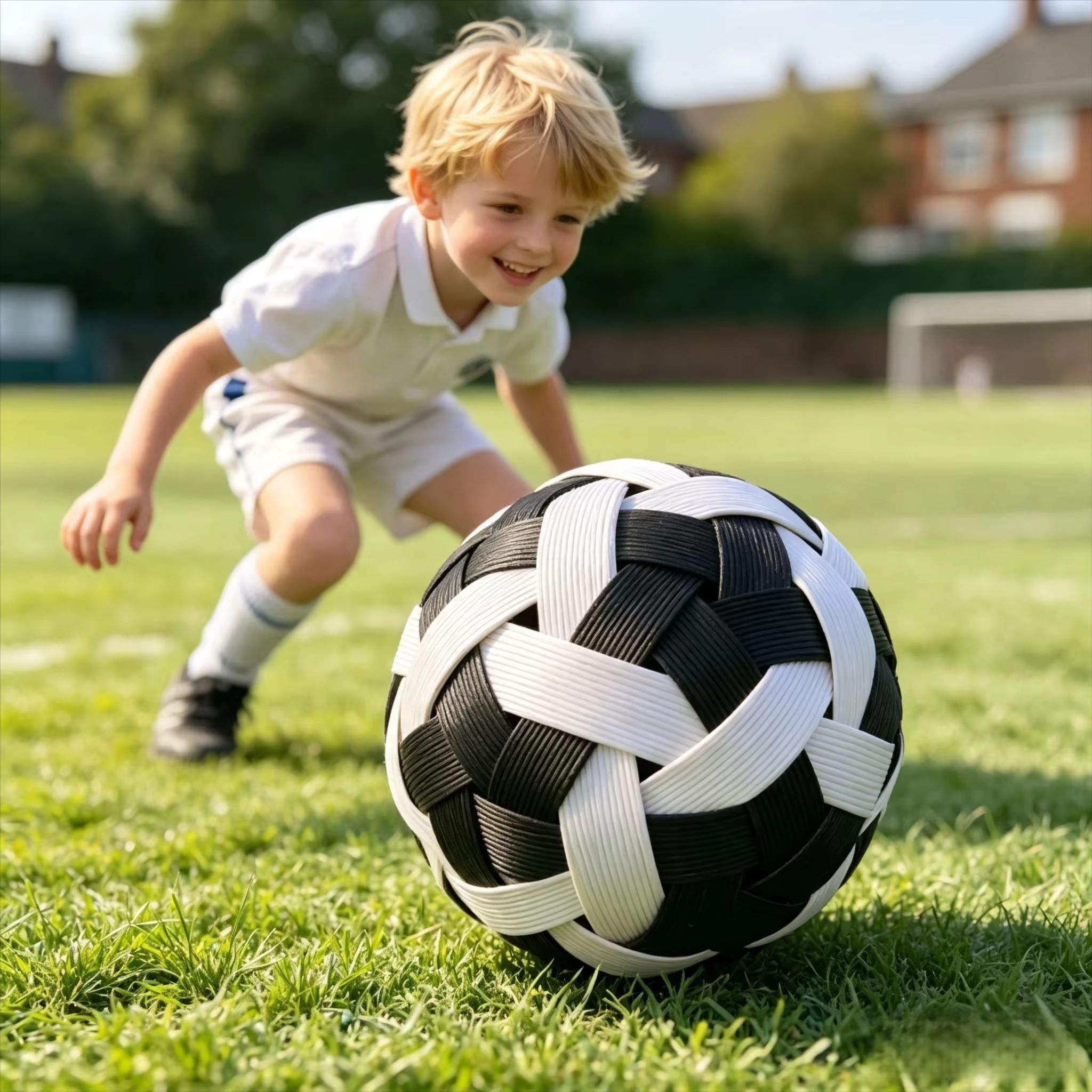 Outdoor Sport For Kids - Bola Sepak Takraw Rotan Anyaman Tangan