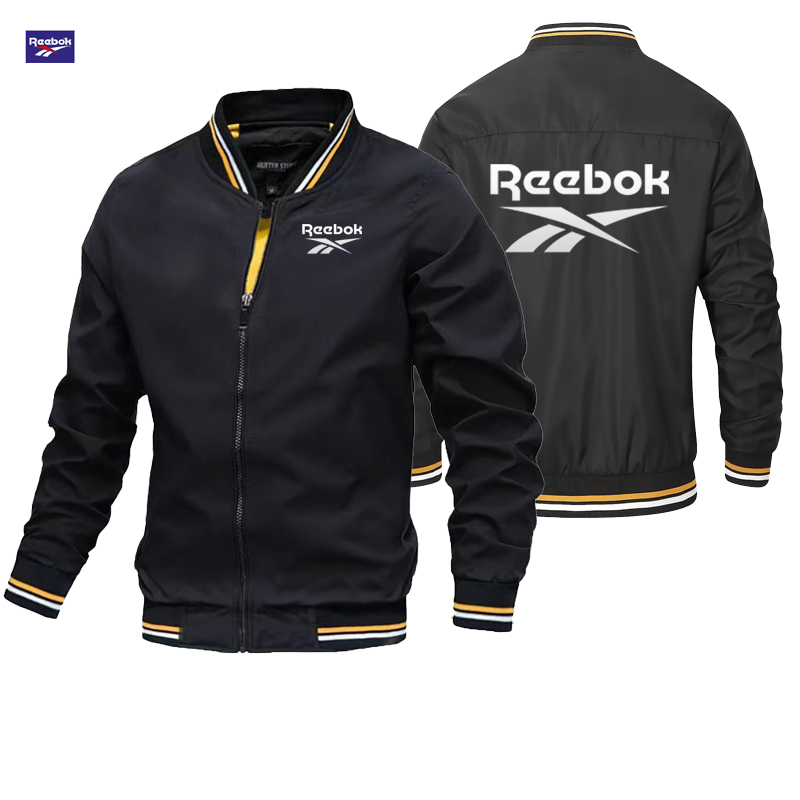 Outdoor Sport Jacket Brand - Jaket Semi-Kerah Merek Reebok, Cocok untuk