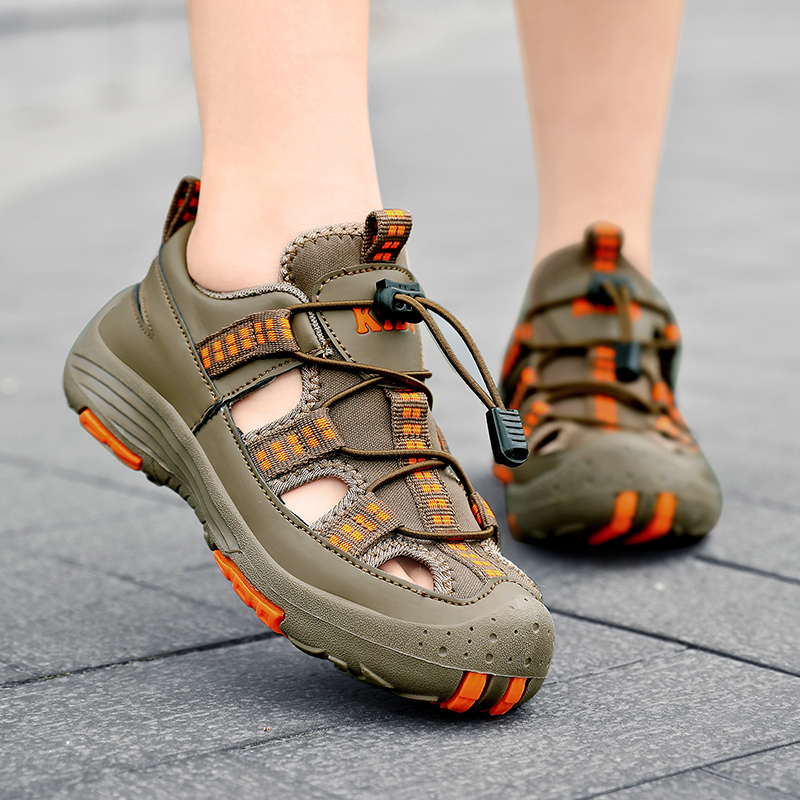 Outdoor Sport For Kids - Sandal pantai sol lembut anak laki-laki,