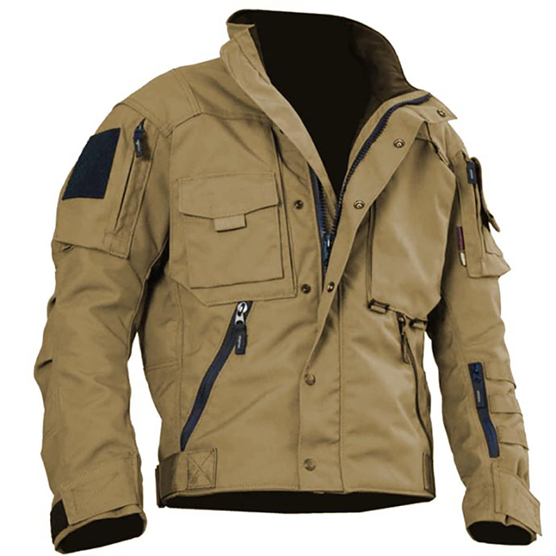 Outdoor Sport Coat - Lynjacye MK1.0 jaket kargo ritsleting pria,