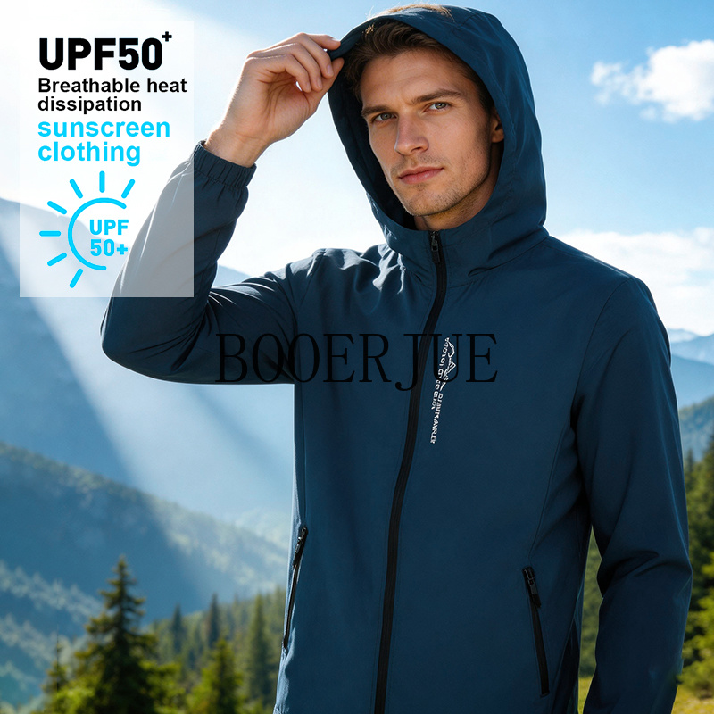 Outdoor Sport Coat - Jaket Hiking Pria Tahan Air untuk