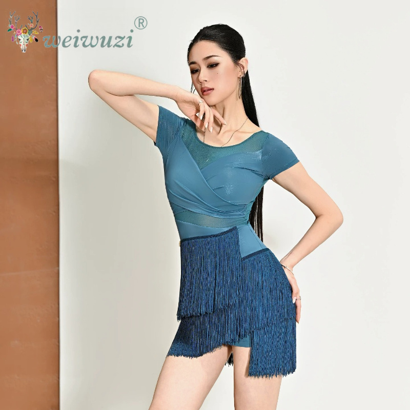 Outdoor Sport Dress - Pakaian Gaun Dansa Latin untuk Wanita,