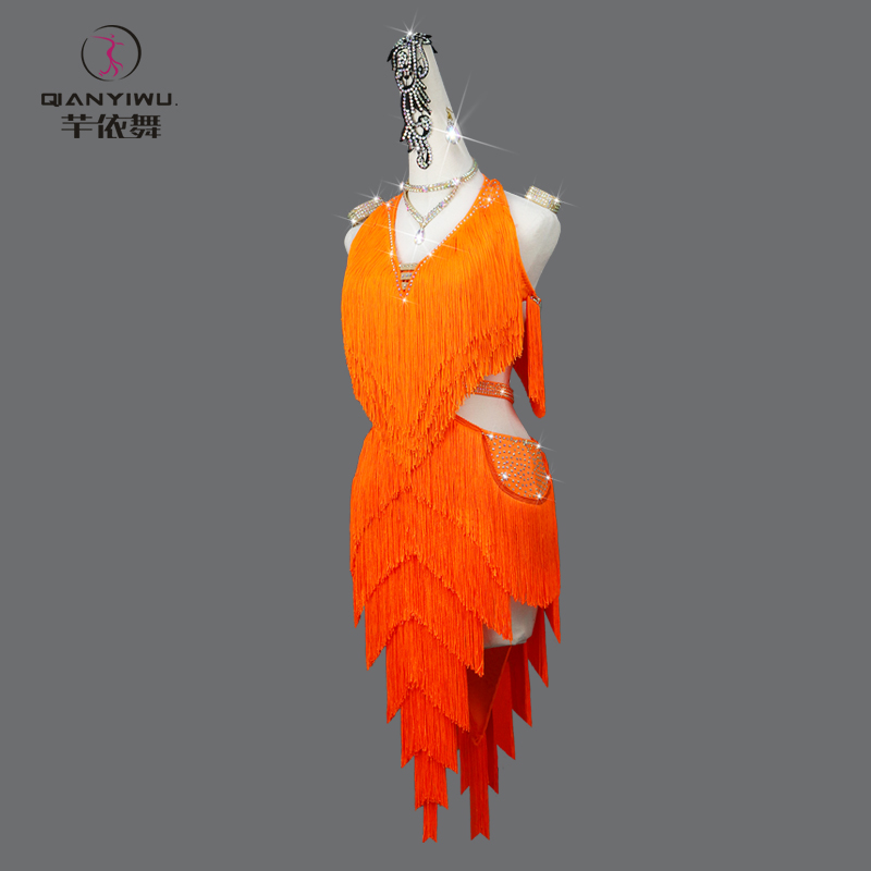Gaun Rumbai Tari Latin Baru un - Outdoor Sport Dress ulasan dan harga
