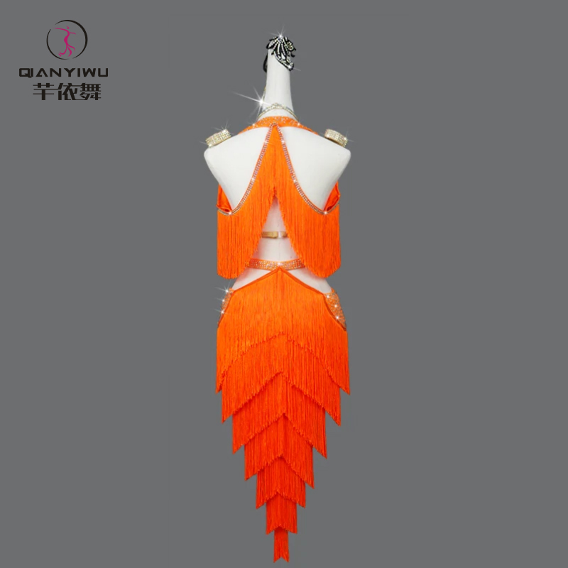Gaun Rumbai Tari Latin Baru un - Outdoor Sport Dress ulasan dan harga