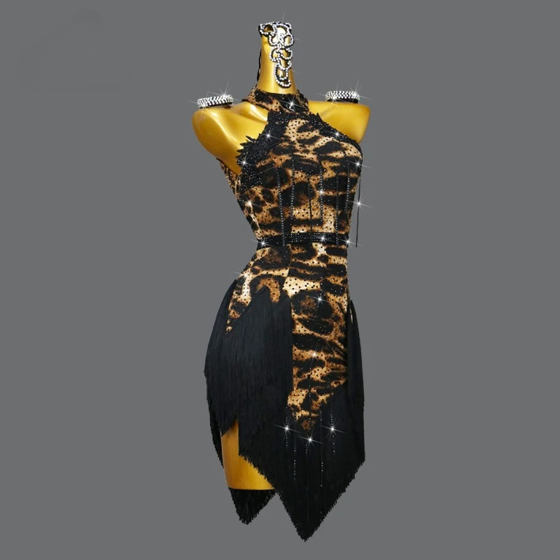 Pakaian Gaun Dansa Latin Baru  - Outdoor Sport Dress ulasan dan harga