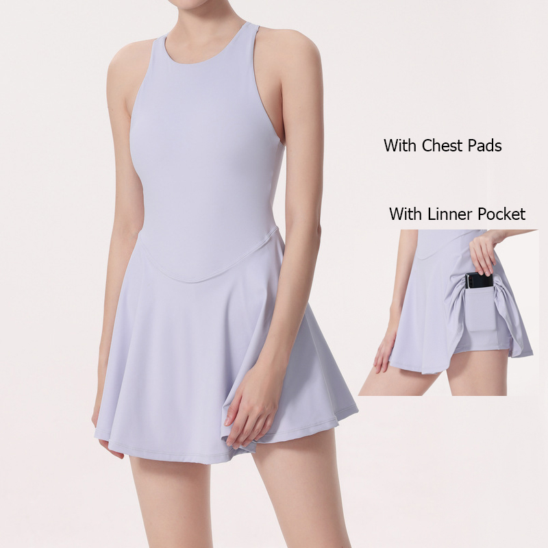 Gaun tenis wanita, pakaian ola - Outdoor Sport Dress ulasan dan harga