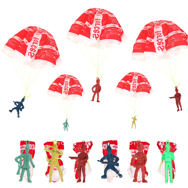 10 buah mainan parasut ejeksi  - Outdoor Sport For Kids ulasan dan harga