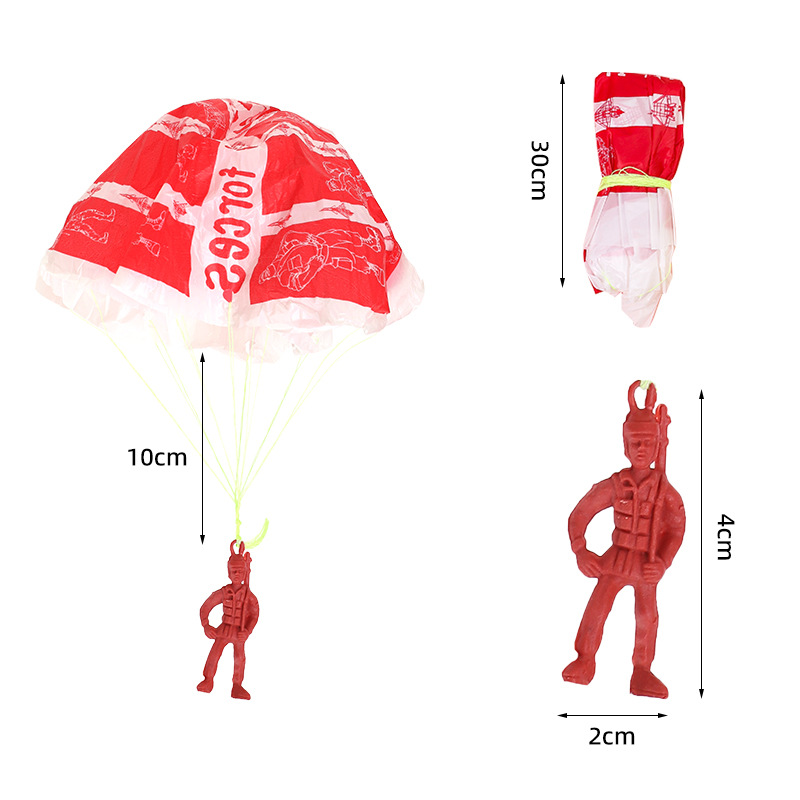 10 buah mainan parasut ejeksi  - Outdoor Sport For Kids ulasan dan harga