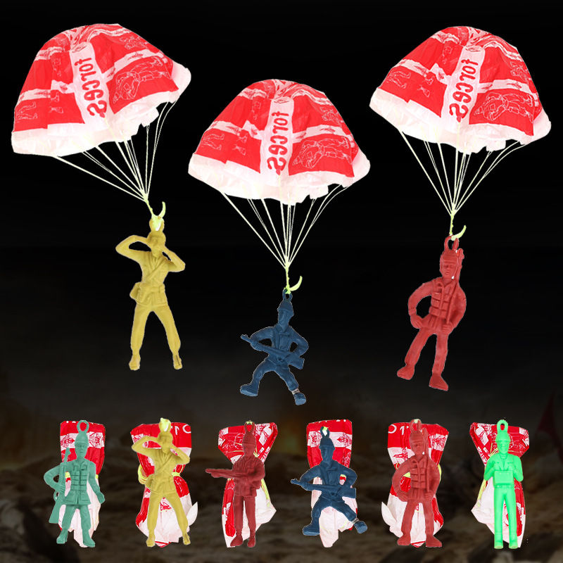 10 buah mainan parasut ejeksi  - Outdoor Sport For Kids ulasan dan harga