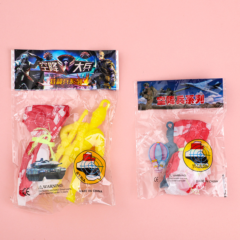 10 buah mainan parasut ejeksi  - Outdoor Sport For Kids ulasan dan harga